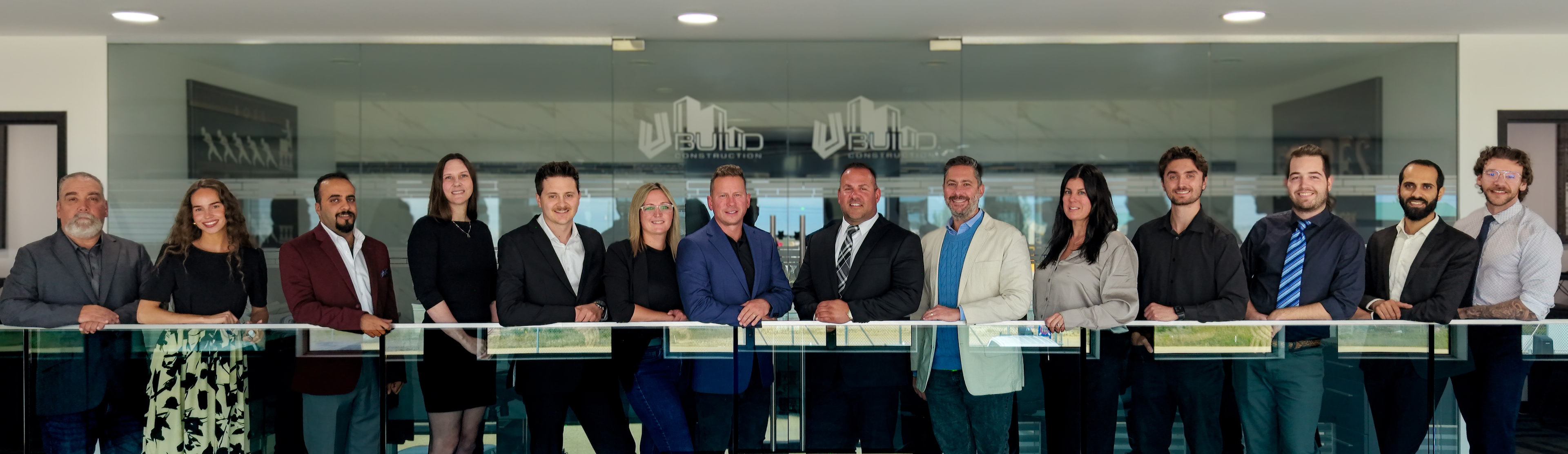 The U Build Group team together at the Stony Mountain office